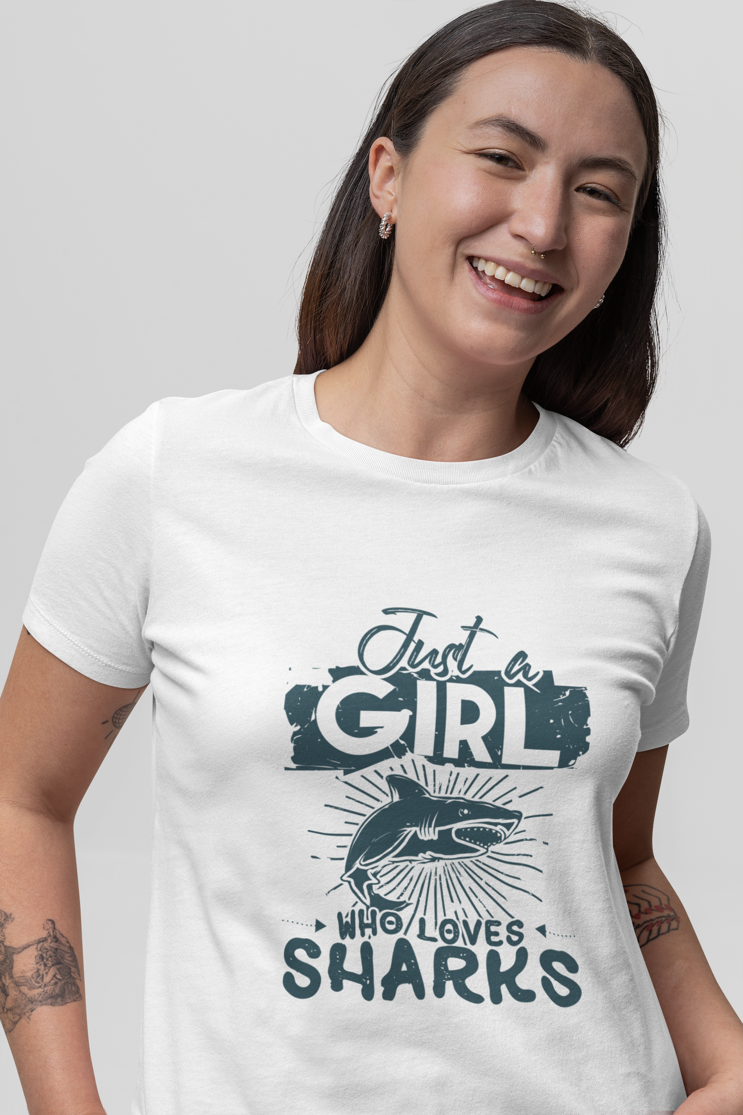 Just a girl - Damen Premiumshirt