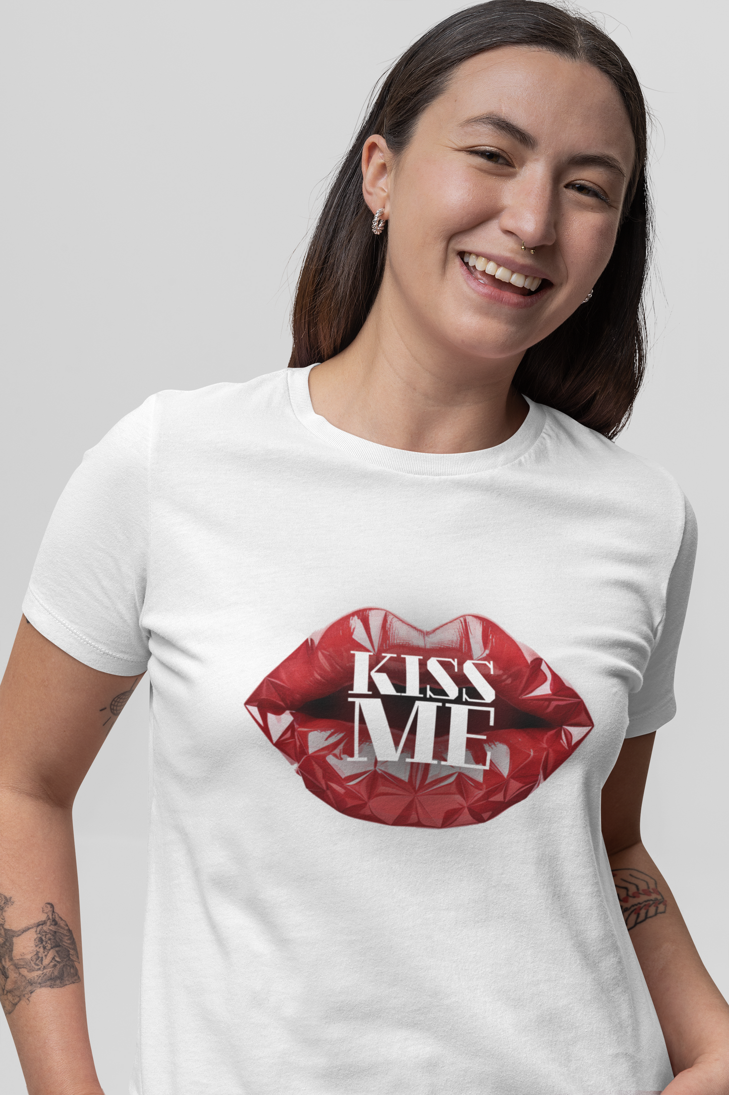 Kiss me - Damen Premiumshirt
