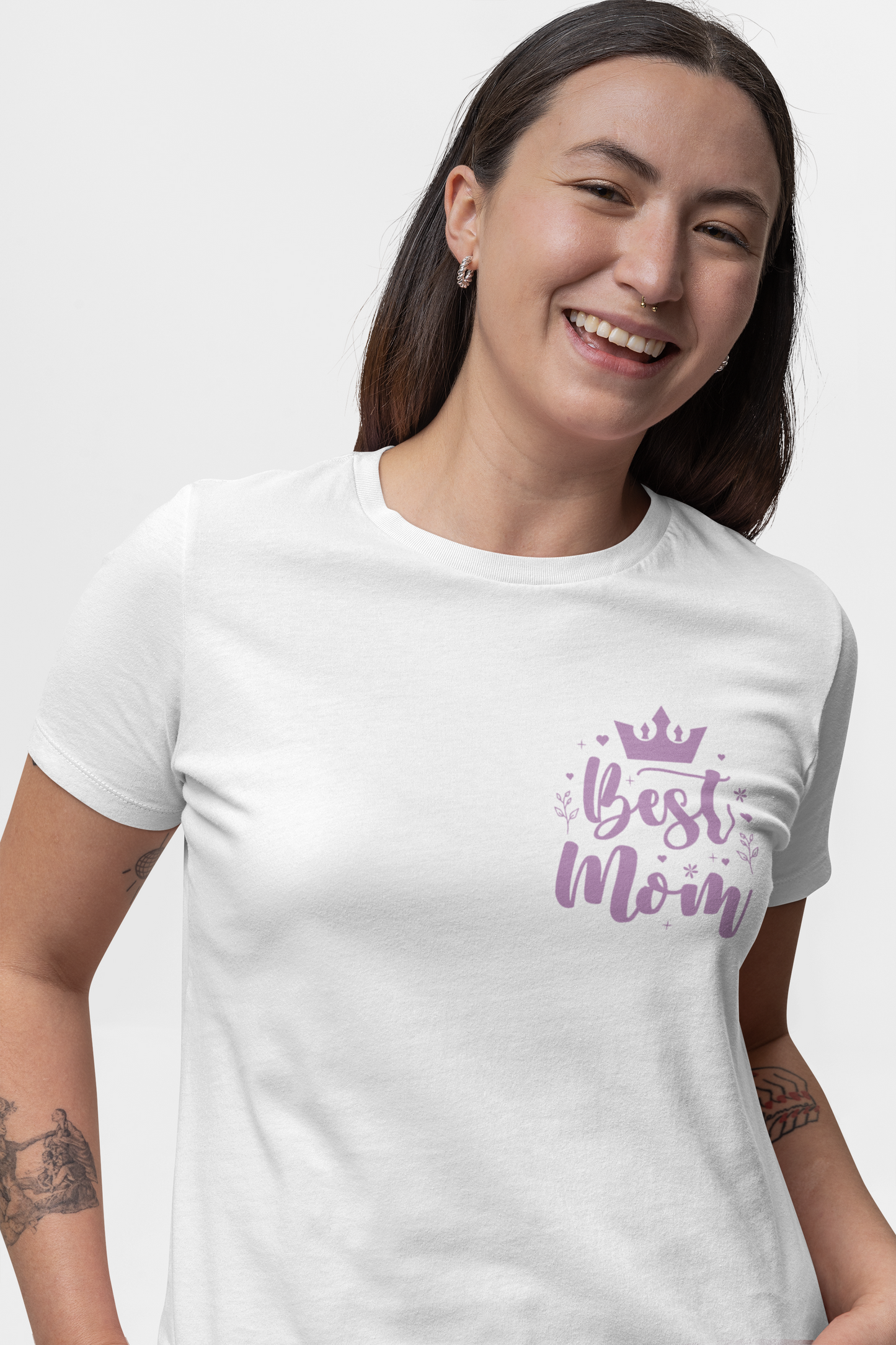 Best mom rosa mini - Damenshirt