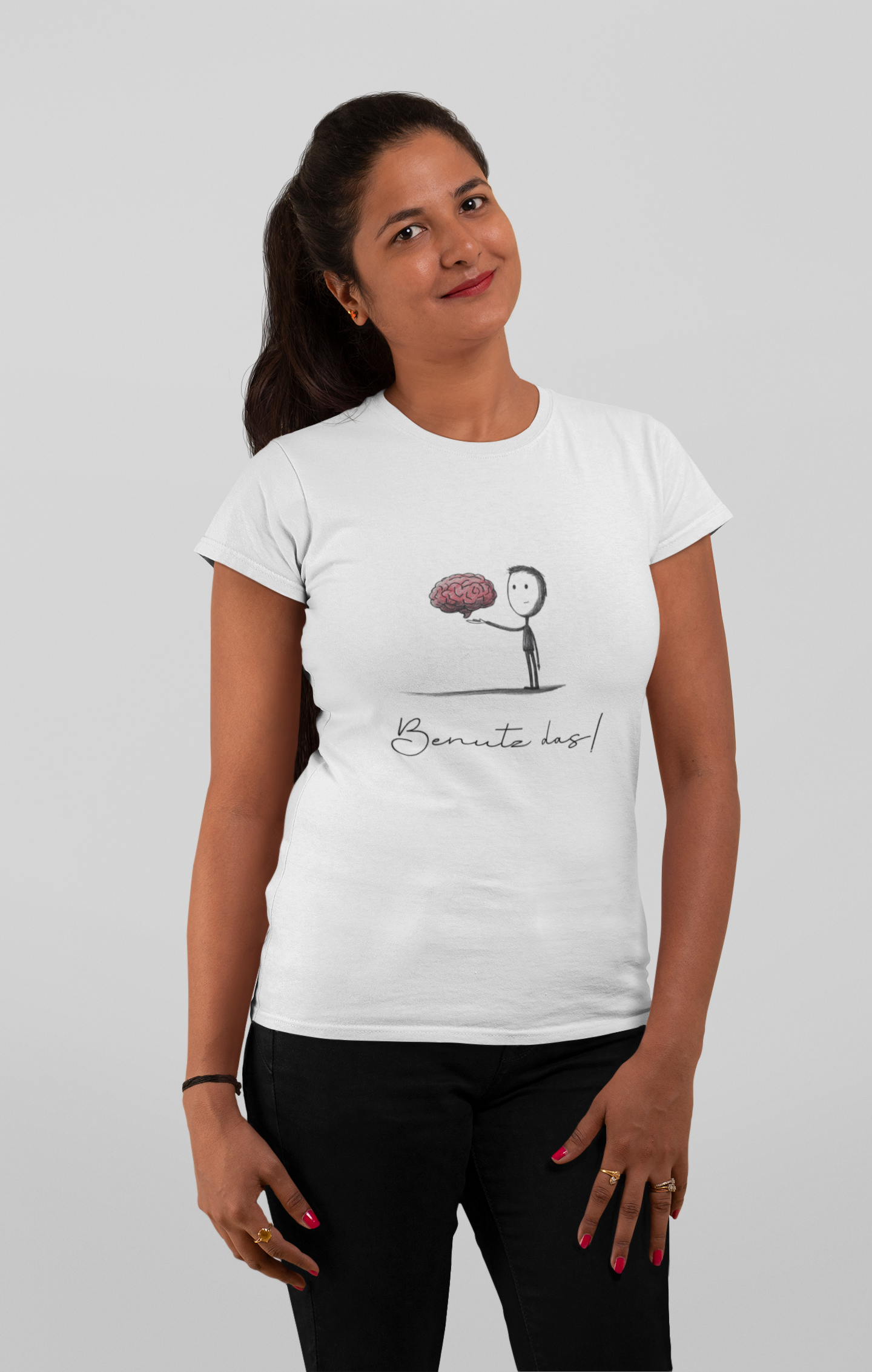 Benutze das! - Damen Premiumshirt