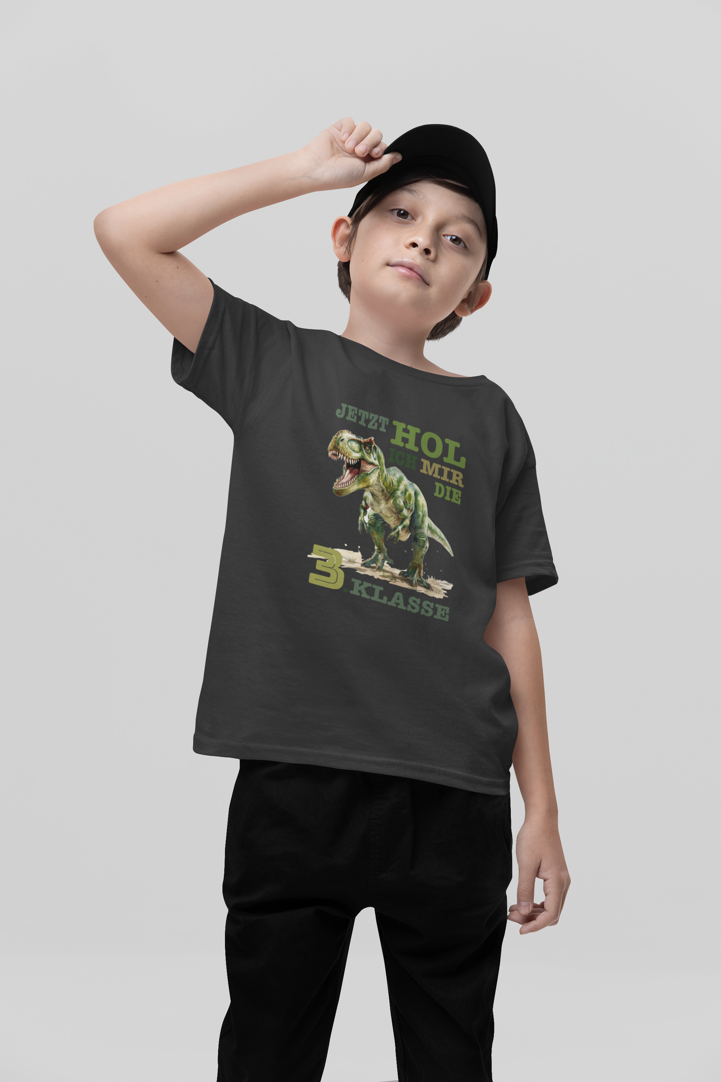 Dino 3. Klasse - Kinder T-Shirt