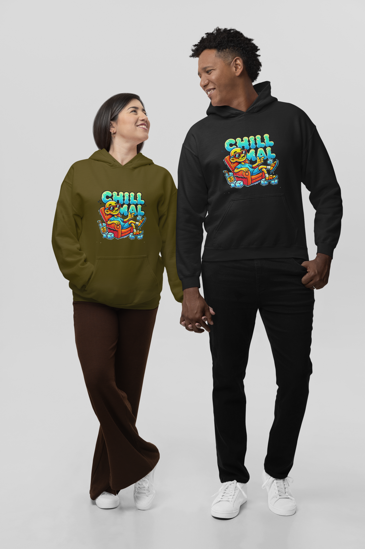 Chill mal* - Unisex Kapuzenpullover Hoodie