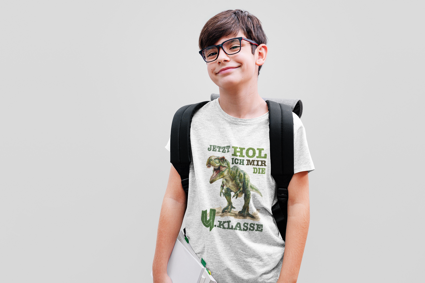 Dino 4.Klasse - Kinder T-Shirt