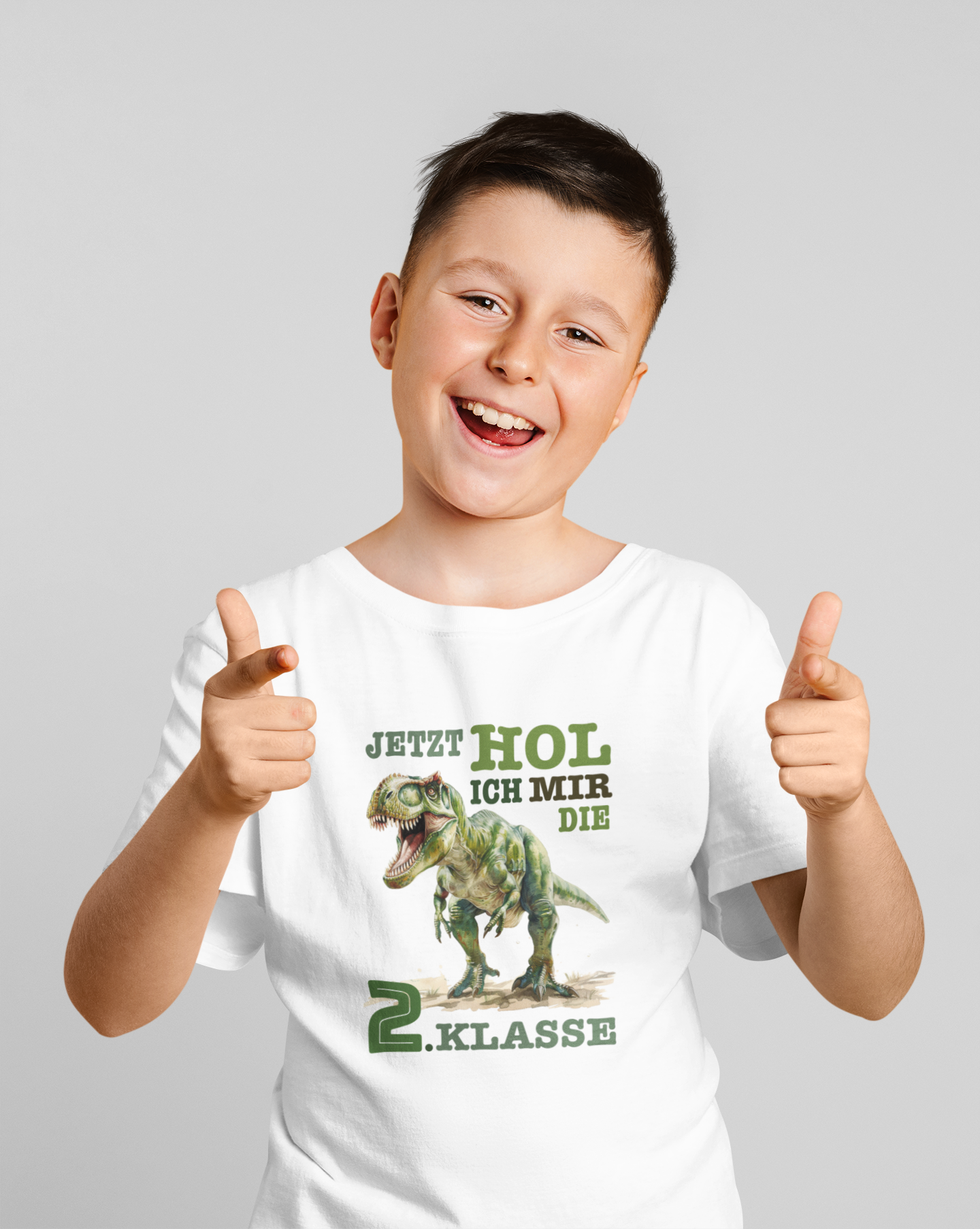 Dino 2. Klasse - Kinder T-Shirt