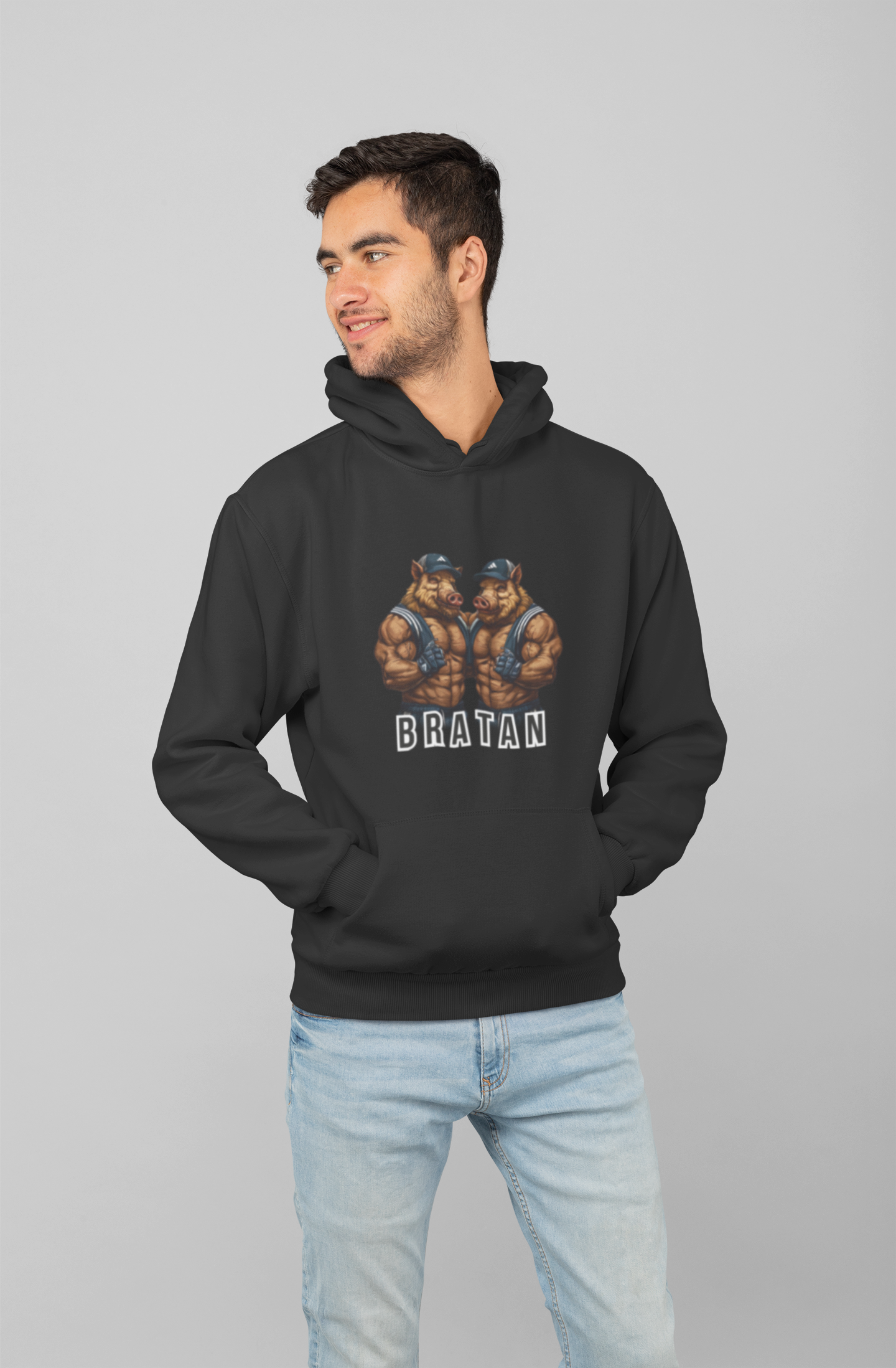 Bratan - Unisex Kapuzenpullover Hoodie