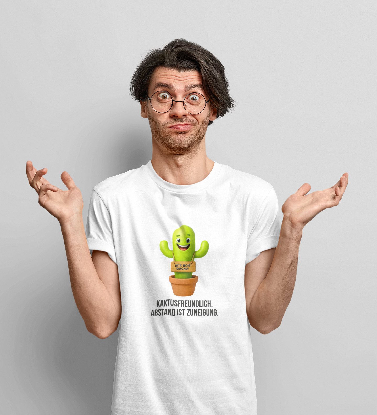Kaktusfreundlich - Herren Shirt