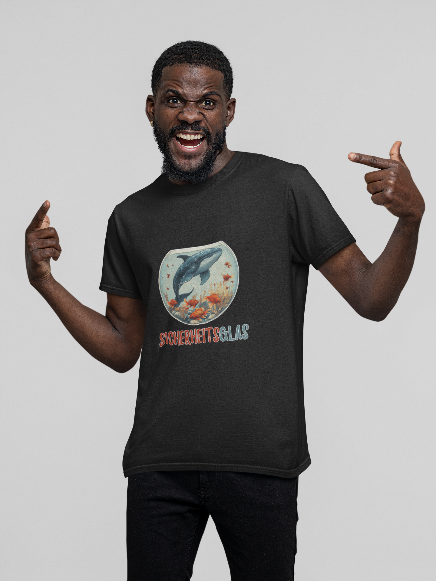 Sicherheitsglas - Herren Shirt