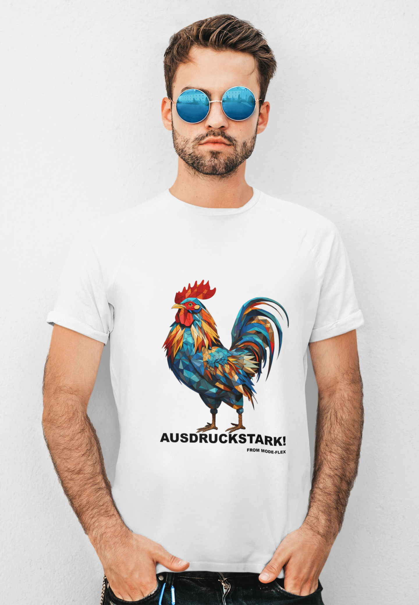 Hahn - Ausdruckstark! - Herren Shirt