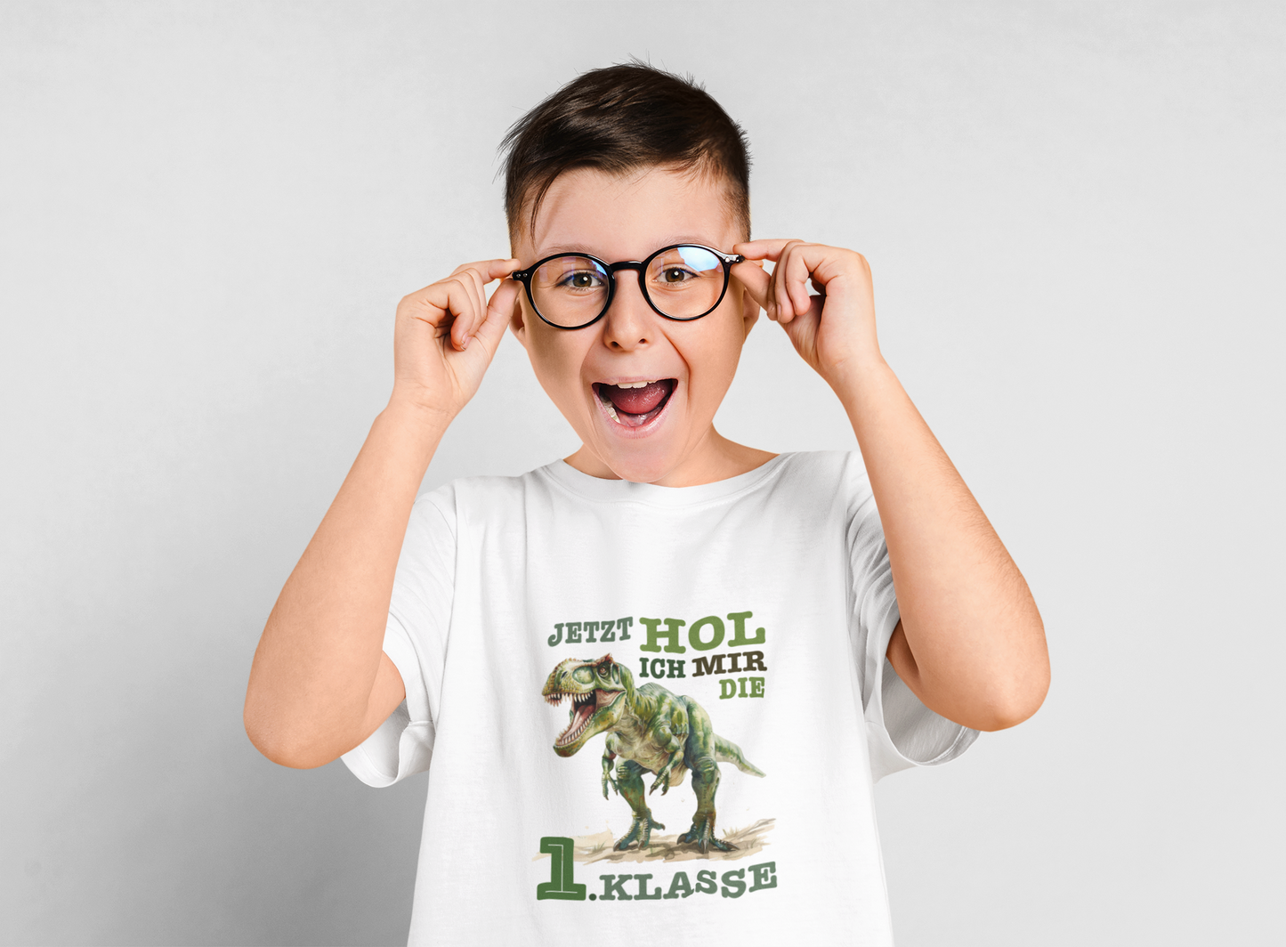 Dino 1 Klasse - Kinder T-Shirt