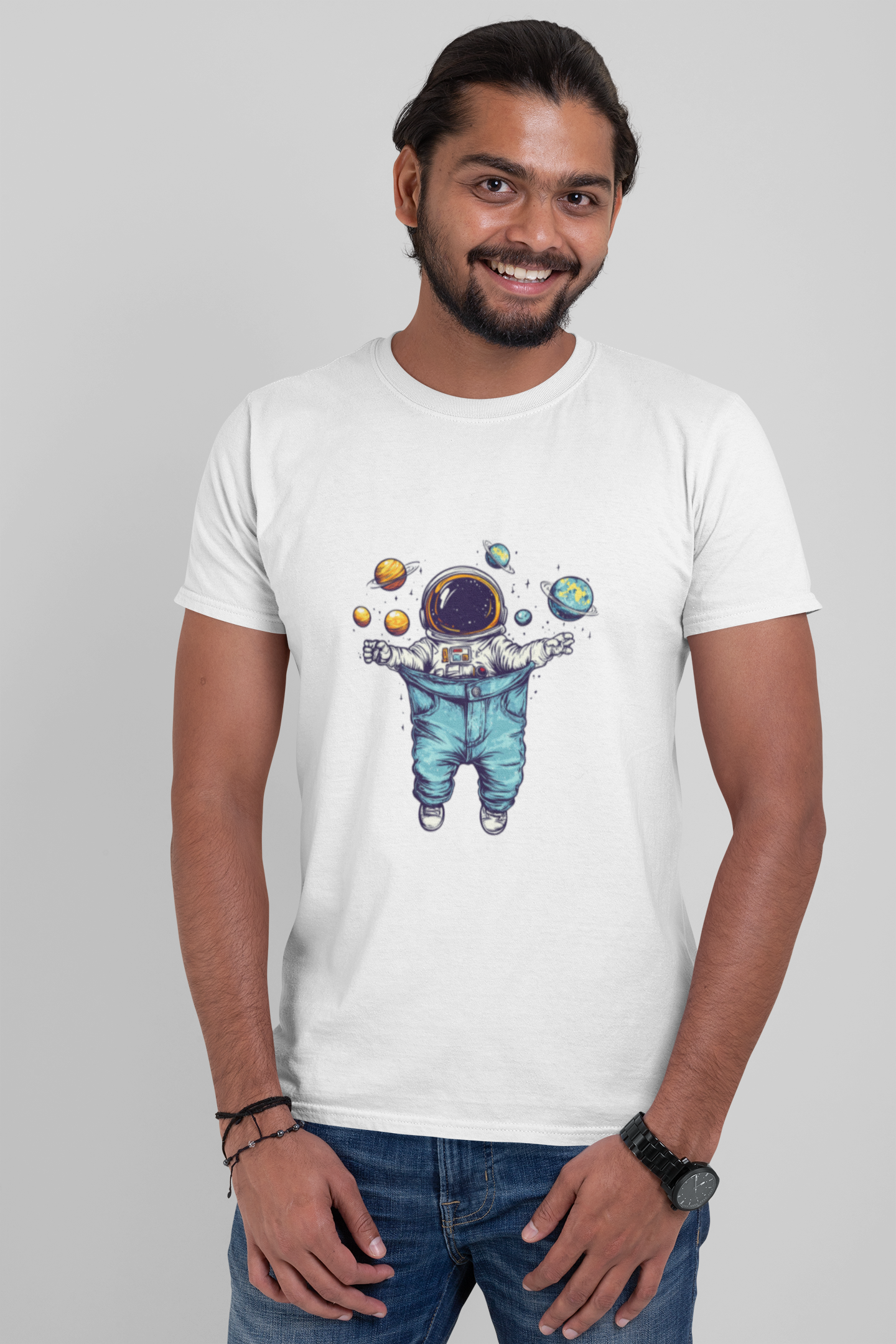 Astronaut in Jeans - Herren Shirt