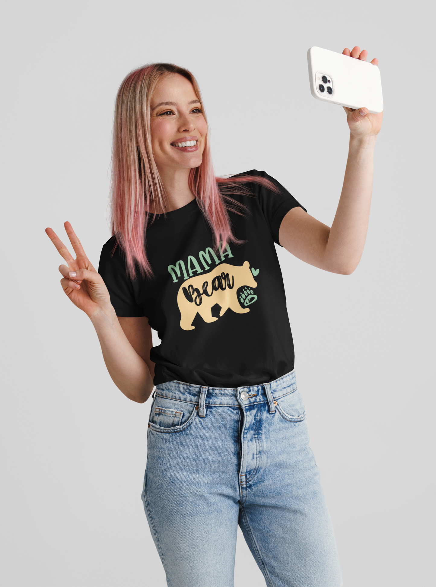 Mama BEAR - Damen Premiumshirt