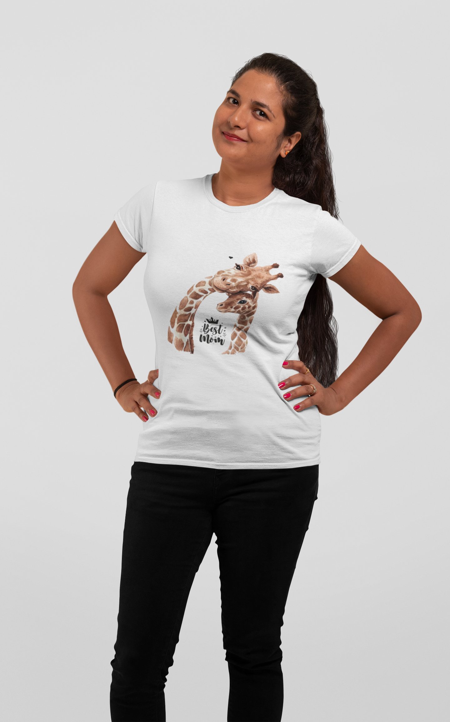 Giraffenmama - Damenshirt