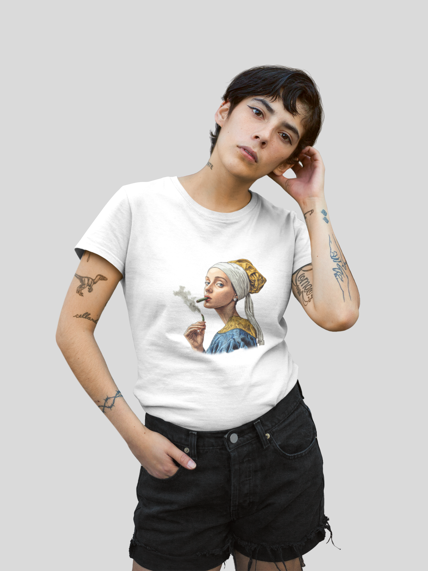 Ein Mädchen mit dem... - Damen Premiumshirt