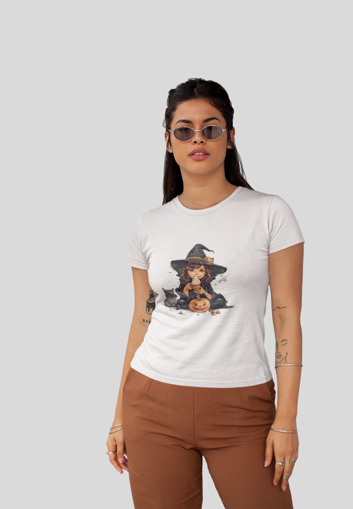 Hexe mit Eis - Damen Premiumshirt