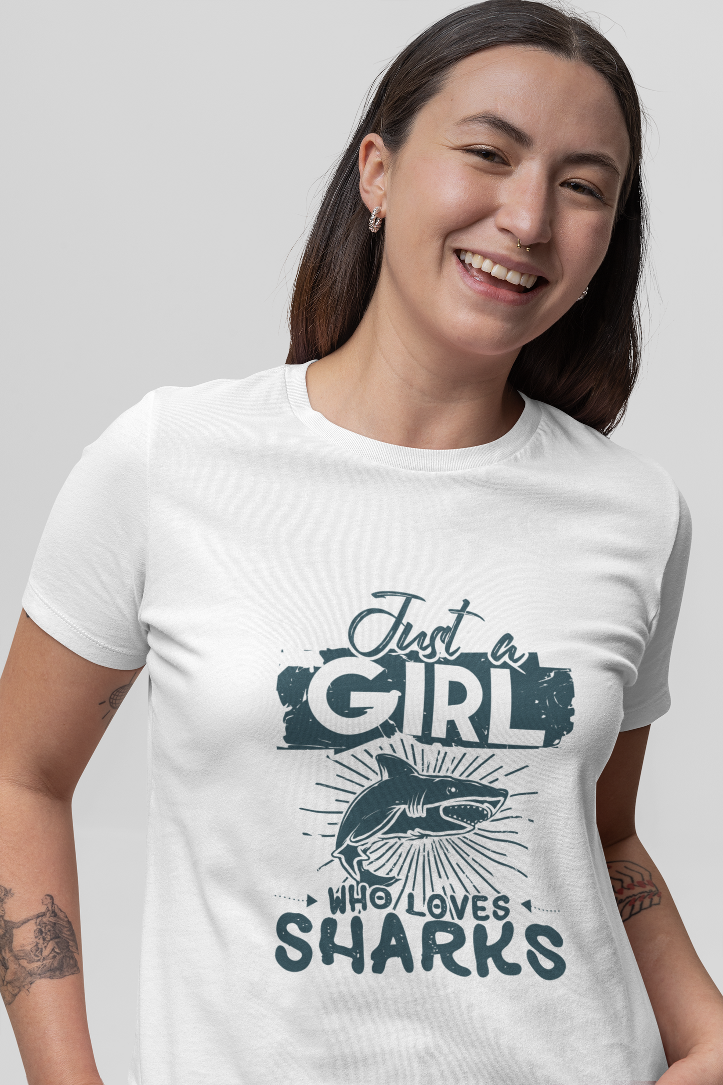 Just a girl  - Damen Premiumshirt