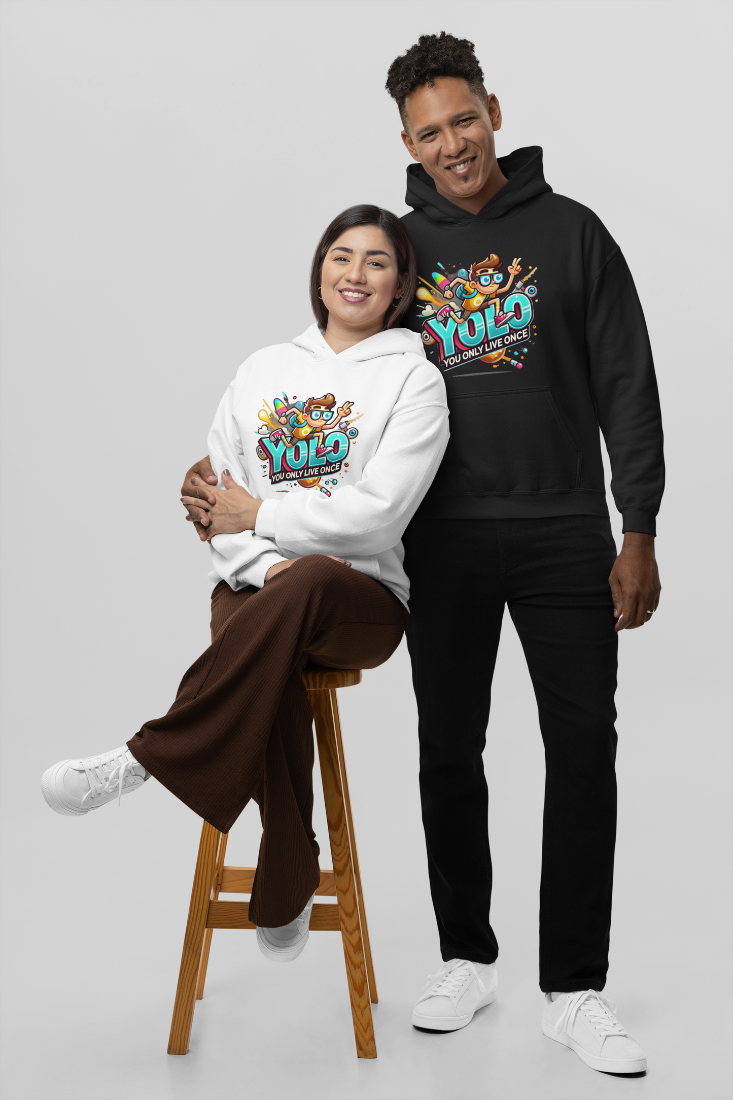 YOLO  - Unisex Kapuzenpullover Hoodie