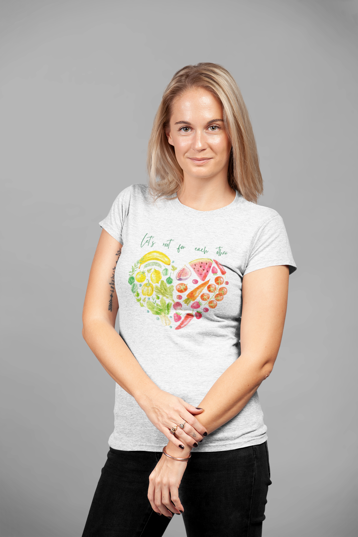 Let's root for each other  - Damen Premiumshirt