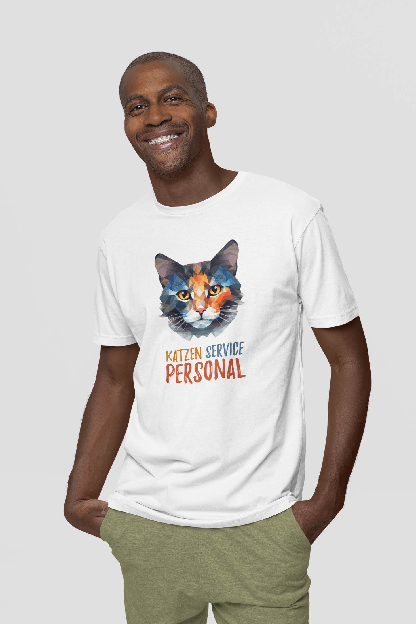 Katzen SERVICE Personal  - Herren Shirt