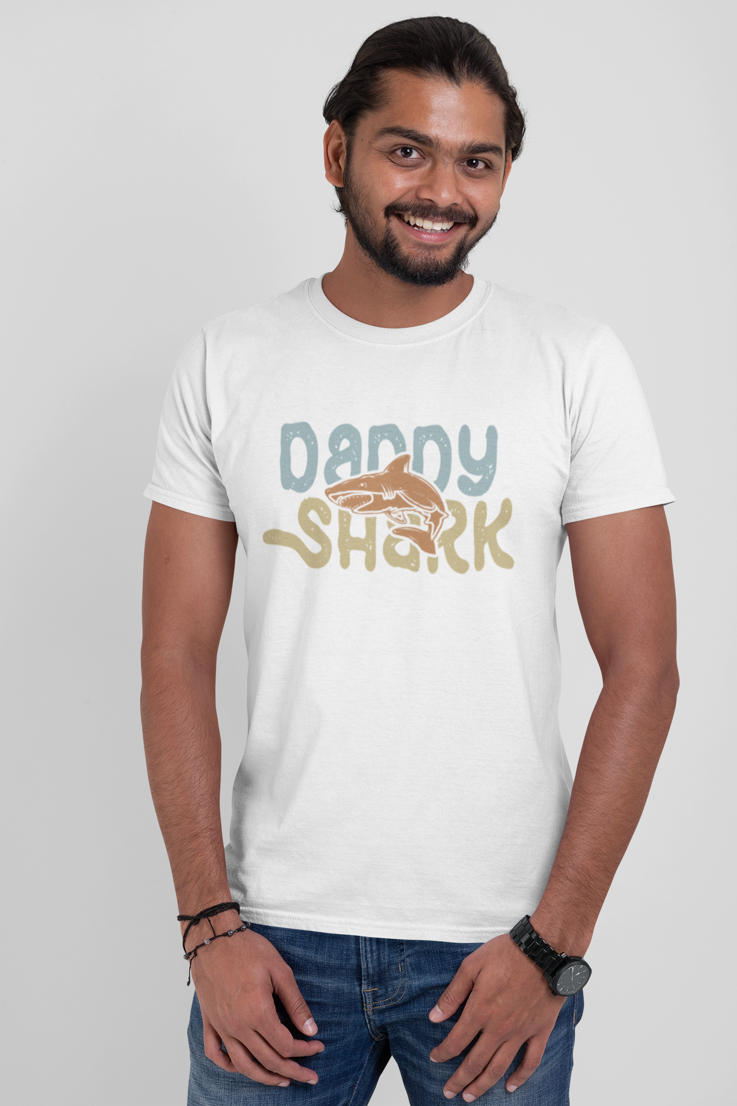 Daddy Shark  - Herren Shirt